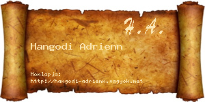 Hangodi Adrienn névjegykártya