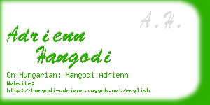 adrienn hangodi business card